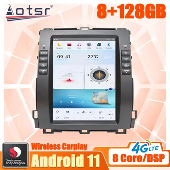 Android За Lexus GX470 За Toyota Land Cruiser Prado 120 2002-2009 Автомобилен Мултимедиен Стерео Радио плейър GPS Navi Главното устройство 1 Din