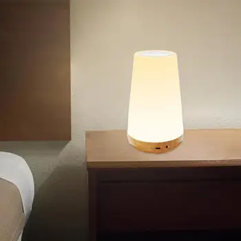 Led нощна светлина за Спални Тенис на Преносим USB Декоративно Осветление лека нощ и 12-Цветен Нощна Лампа