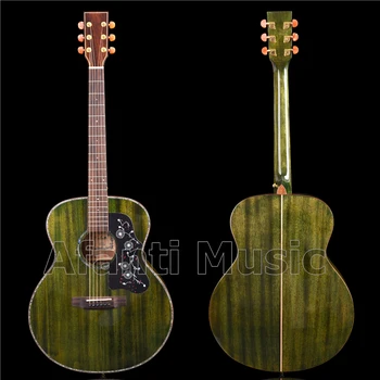 42-инчов акустична китара от масив смърч зелен цвят Afanti Music (AF-1036)