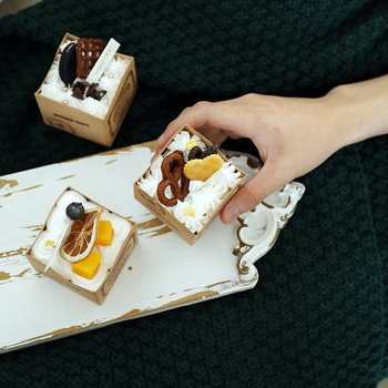 Квадратни кексчета Мори стил сватбена десерт маса подпори пикник, стрелба с елементи сладкиши стая гардероб дисплей