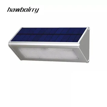 HAWBOIRRY 48 led Литиева Батерия Слънчева Светлина Автоматичен Радар Индукционный монтиран на стената Лампа, Градинска Лампа Градински Коридор Светлина