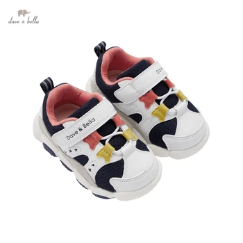 DBY18448 Дейв Bella есента на детска унисекс модни обувки в стил мозайка за новородени момчета и момичета ежедневни обувки