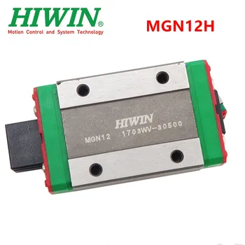 100% Оригинален Hiwin маркова новост MGN12H Линеен ръководство блок, носещи връщане за MGN12 линеен релса MGNR12 3D принтер САМ части с ЦПУ