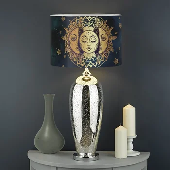 Лампа за Торшера Бог на Слънцето и Буда Лампа с форма на Лале Обичай PVC Лампа За Екрана Лампи Хипи Мандала Brujeria