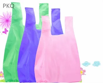 20 бр. голяма Пазарска Чанта с големи размери, Найлонова торбичка За Супермаркет С Дръжка, чанта За Опаковане на Хранителни Продукти, пластмасова чанта за магазин за дрехи