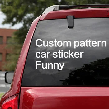 Направени по поръчка на Текст или графика, Дизайн За Забавна стикери за автомобил