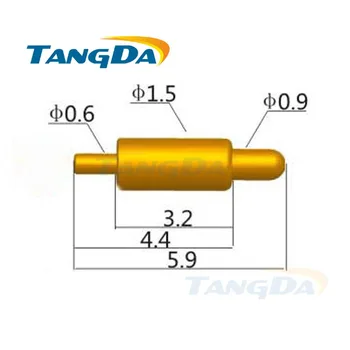 Tangda пого пинов конектор DHL D 1,5*5,9 мм пружинен сонда 1.2 A покритие 1u 