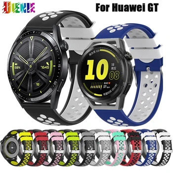 20 Мм и 22 мм Силикон Каишка За Huawei Watch GT 3 GT2 GT2e GT Runner Взаимозаменяеми Каишка Гривна За Huawei Watch Gt2 Pro
