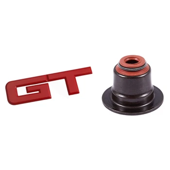 1 Бр. 3D Стикер с логото на Gt за кола и 16 бр. Комплект уплътнения състав на вентила