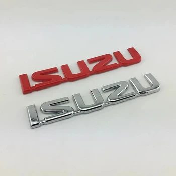 1бр 3D ABS високо качество на ISUZU автомобил Писмо Задни опашката багажника на Етикети Емблемата на иконата стикер Стикер на Колата стил авто Аксесоари