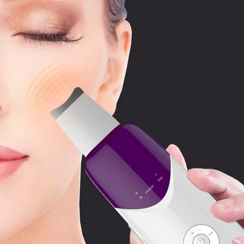 Ултразвукова машина за почистване на страна Чистач на кожата дълбока извлича мръсотията акне намалява бръчките петна на лицето забеливая лифтинг масаж