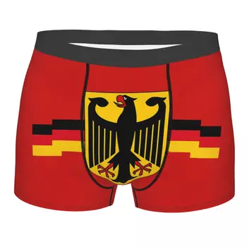 Мъжки Секси Немски Орел На Щита Бельо Флаг На Германия Боксови Гащи Участък Къси Гащи Гащи
