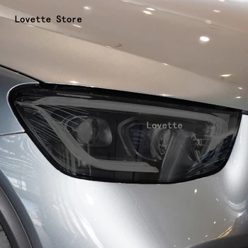 За да Benz GLC Class 2020 Г.-до Момента Outback, Legacy Impreza Защитно Фолио За автомобилни Фарове и Предната Лампа Дымчатая Черен Стикер от TPU