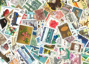 852 бр полски пощенски марки, без повторение, използвани от пощенска марка, високо качество, истински оригинален, Колекция в добро състояние, комплект лот