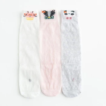 3 чифта Прекрасни Детски Чорапи с Жирафа, Нескользящие С Дръжки, Дълги Памучни Чорапи За Малки Момичета И Момчета, Чорапи До Коляното За Новородени, 2021