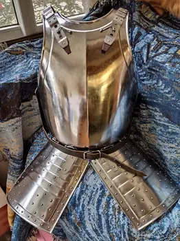 Военна броня на Европейската броня Стрелка от 17-ти век Хелоуин cosplay Пикинер биллман Лигавник войн Средновековен Рицарски костюм