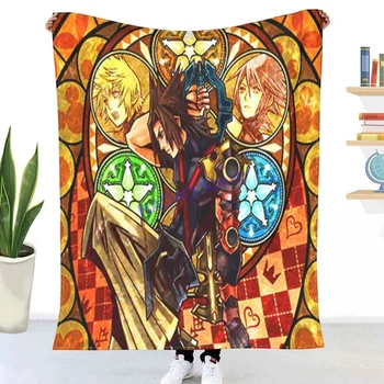 Kingdom Hearts - покривки Terra's Heart, покривки за легло, покривки на дивана, декоративни latticework шалтета, калъфи за мека мебел