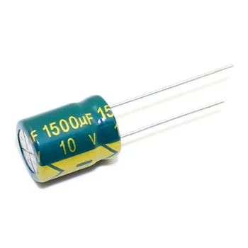 100ШТ 1500 uf 10 В 10V1500 icf Алуминиеви Електролитни Кондензатори висока честота на 10X13 мм