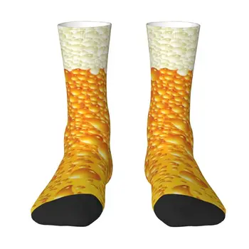 Бира, Вода, Мъже, Жени Crew Чорапи Унисекс Смешно 3D Печат Рокля Чорапи