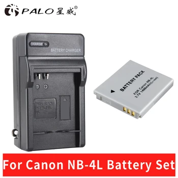 PALO 1400 ма NB-4L NB4L Батерия + Зарядно Устройство Canon IXUS 30 40 50 55 60 65 80 100 I20 за Canon PowerShot SD1000 1100