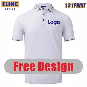 ELIKE Модерна Нова Стилна Риза с къси ръкави На Поръчка С Лого, 7 Цвята, Ежедневни Облекла с Текстов Модел и Бродерии, Летни Мъжки И дамски Блузи