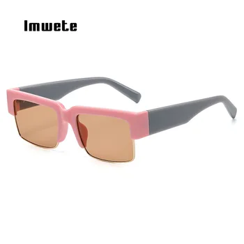 lmwete Модни Квадратни Дамски слънчеви очила Слънчеви Очила